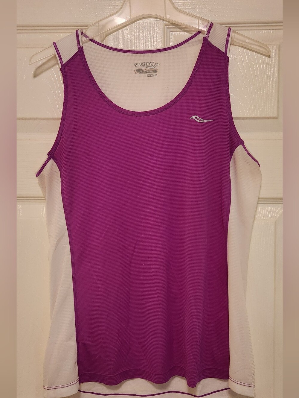 Saucony Purple & White Performance Women's Tank